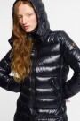 HOODED COAT MARJORIE Negro