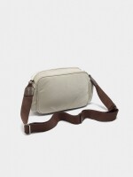 Bolso Bandolera De Nylon crudo