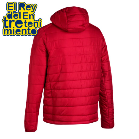 Campera Abrigo Topper Inflada Con Capucha P/ Hombre Rojo/BR