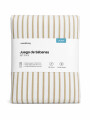 SABANA ESTAMPADA 1 PLAZA BEIGE (V)