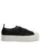 Champion Negro Suela Blanca Con Elastico U