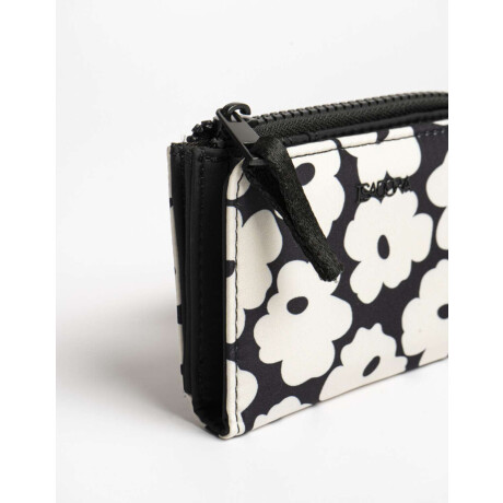 Billetera De Material Reciclado Estampado Flores