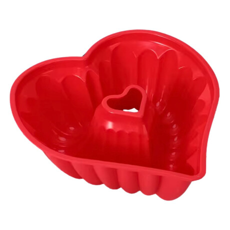 Molde de silicona budinera corazon Molde de silicona budinera corazon