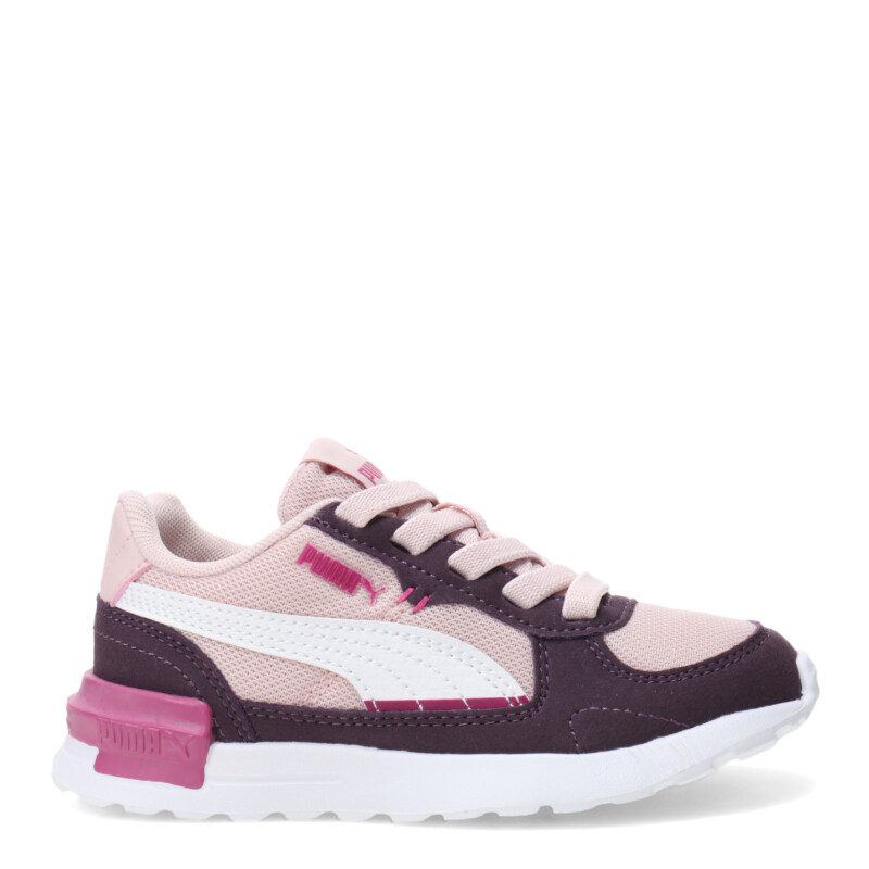 Championes Infantiles Puma Graviton AC Rosado - Violeta - Fucsia