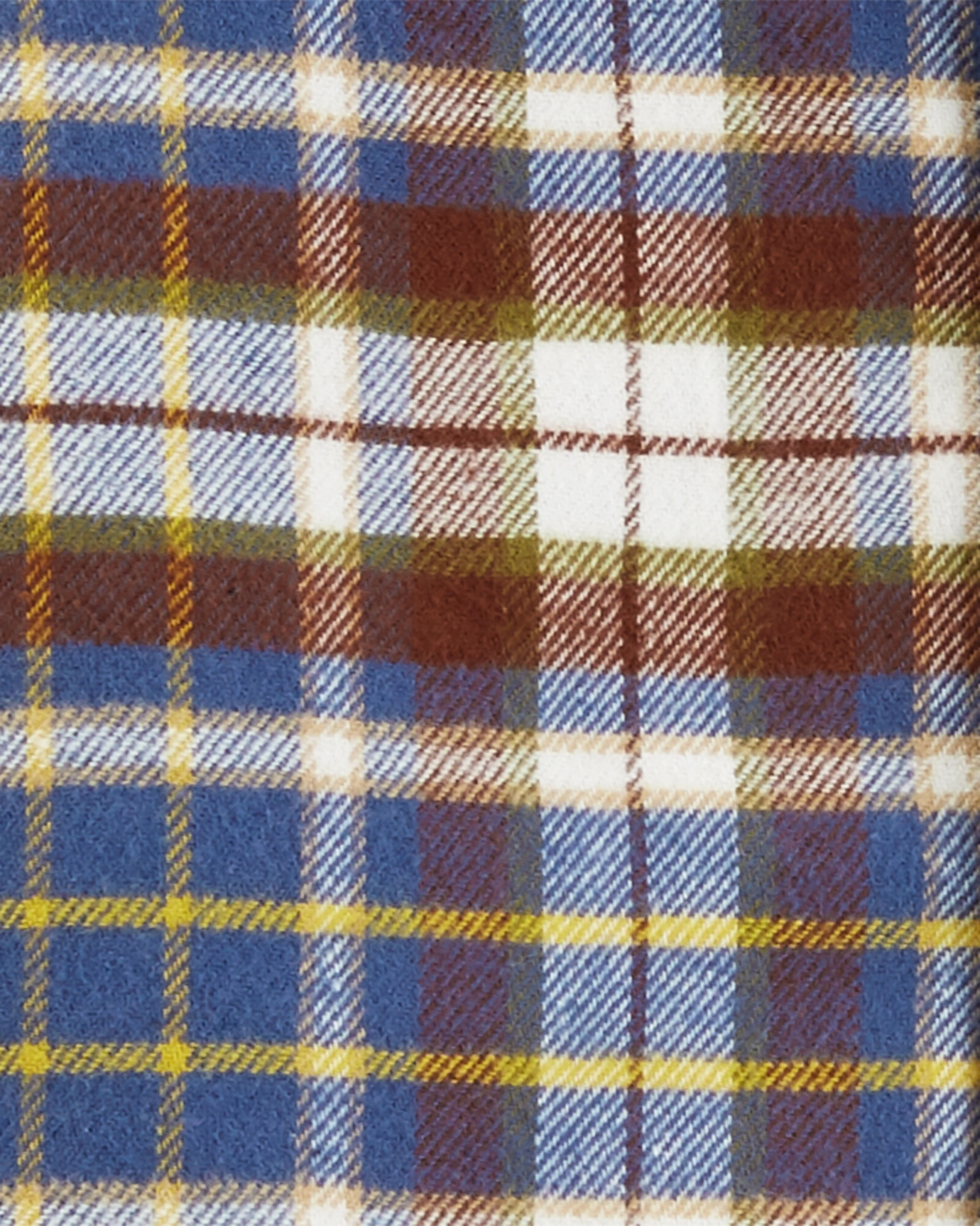 Set dos piezas enterito de pana y camisa escocesa Sin color