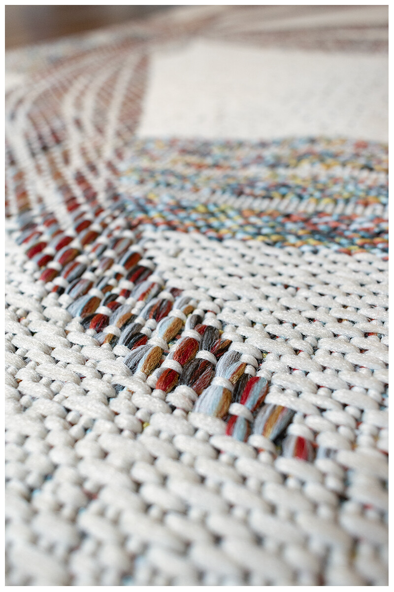 Spring ALFOMBRA SPRING SPR/B297/BD17/ 200X290 WOOL/AMARYLLIS RED