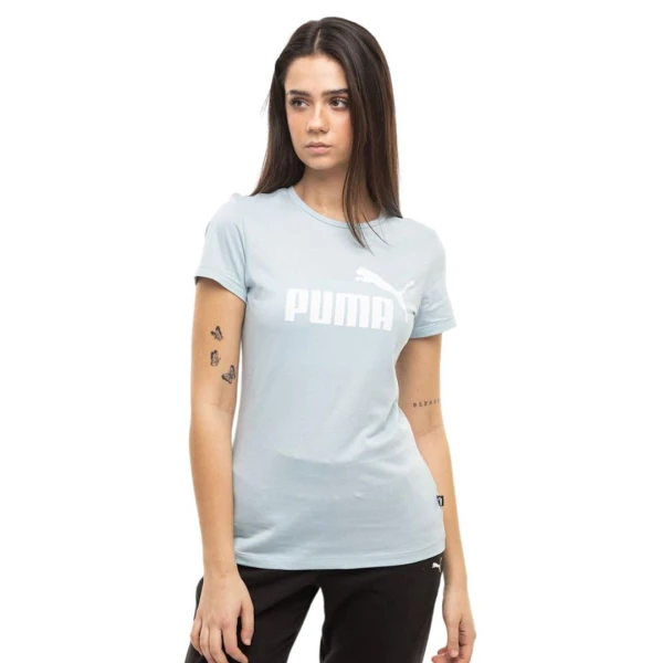 ESS LOGO TEE - PUMA CELESTE