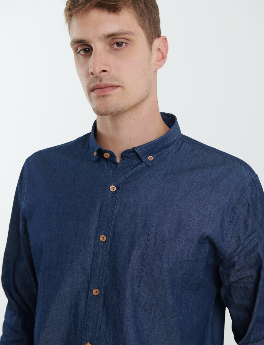 012614 CAMISA HARRY Azul Oscuro