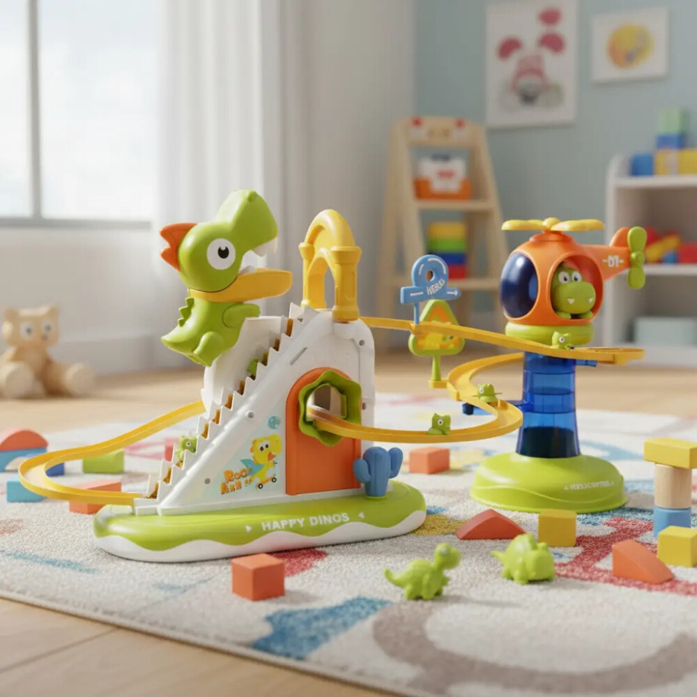 Pista de dinos con luz y sonido Pista de dinos con luz y sonido