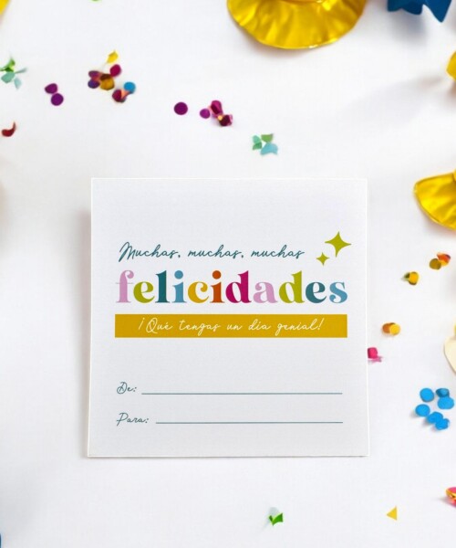 Tarjeta- felicidades 10x10 DISEÑO 6