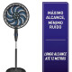 Ventilador de pie Arno, de 9 aspas y 12m de alcance, muy silencioso Ventilador de pie Arno, de 9 aspas y 12m de alcance, muy silencioso