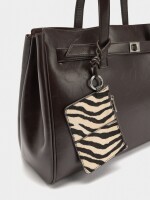 Bolso Para Portátil 13" Colgado De Piel marron