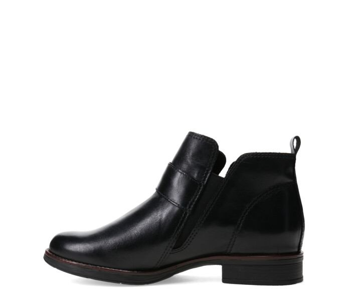 Botas de Mujer Bottero Caña Baja de Cuero Negro