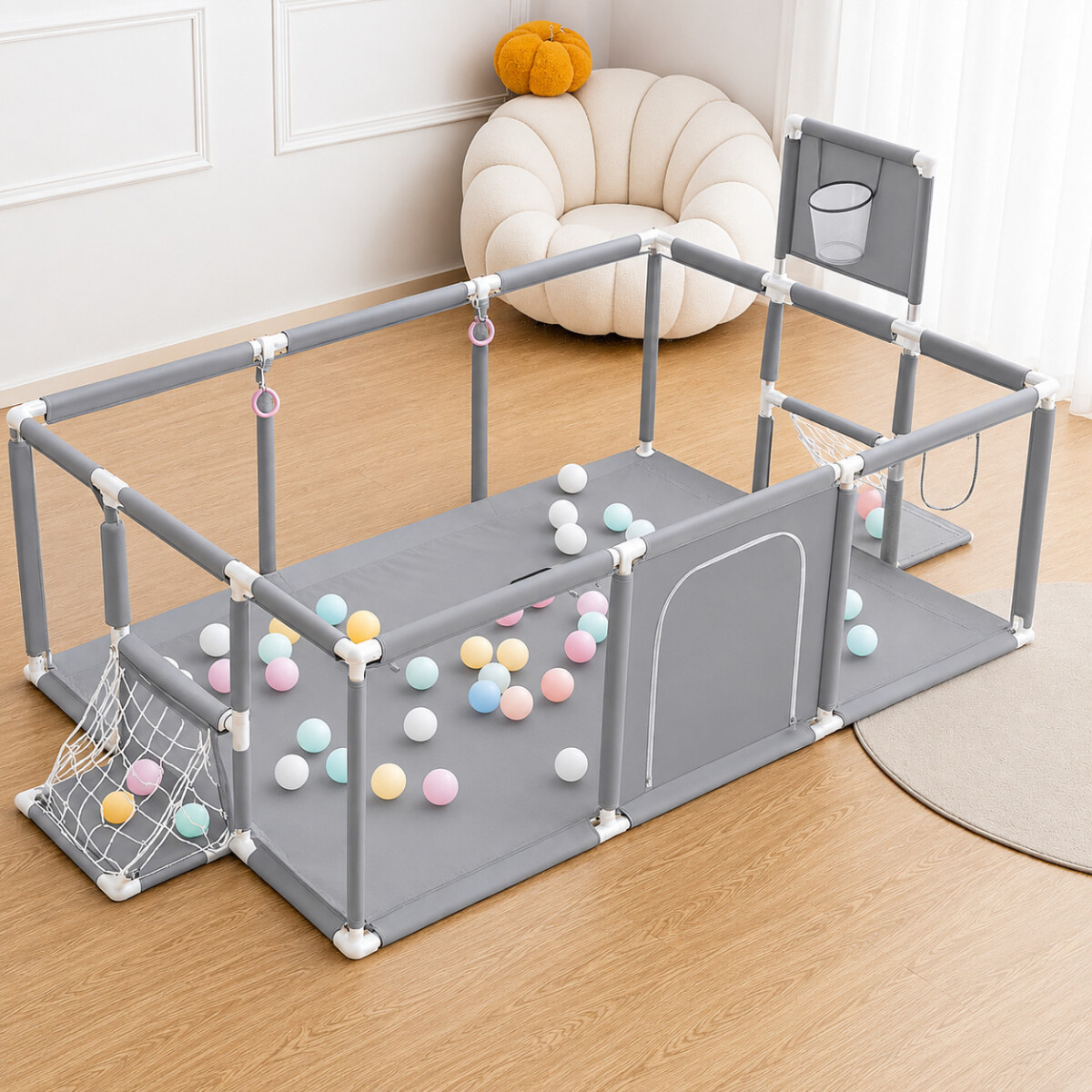 Corralito Seguridad Bebé Infantil Rectangular Corral 