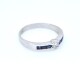 Anillo en oro 18k blanco , brillante y zafiros Anillo en oro 18k blanco , brillante y zafiros