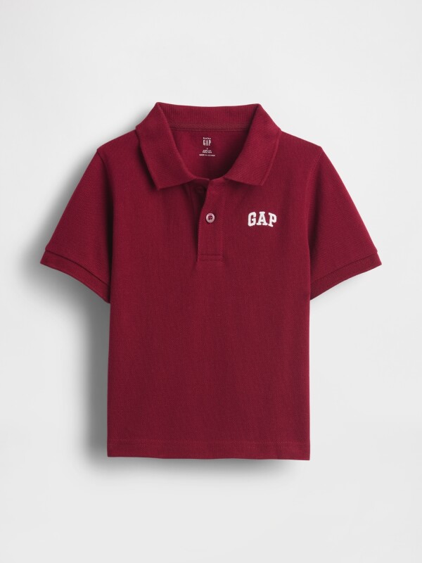 V-FRCH SS LOGO PIQUE POLO RED DELICIOUS