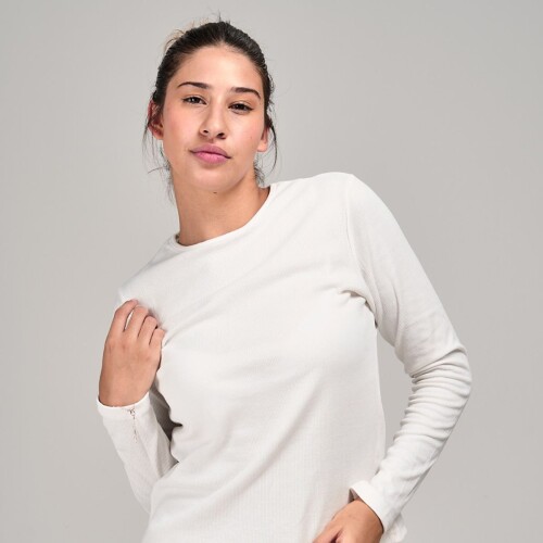 Remera basica slowly Off White