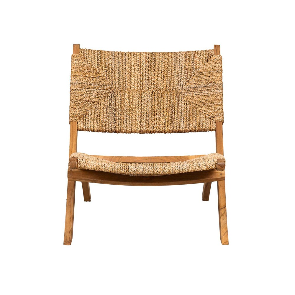 BUTACA RATTAN-Y-MADERA MARRON BRAZIL MARRON CLARO