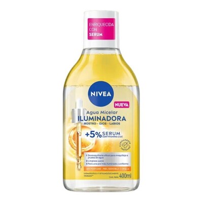 Agua Micelar Nivea Iluminadora C/serum 400 Ml. Agua Micelar Nivea Iluminadora C/serum 400 Ml.