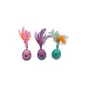 JUEGUETE PARA MASCOTA CON PLUMAS JUEGUETE PARA MASCOTA CON PLUMAS