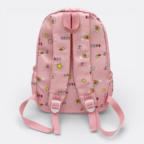 Mochila Capibara Kawaii Rosa