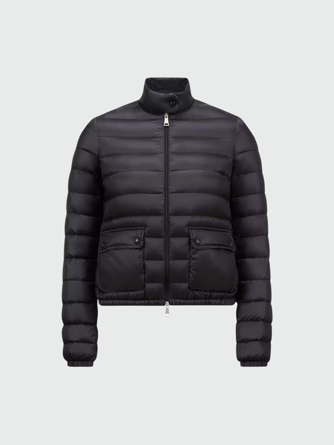 Moncler - Chaqueta corta de plumas pleganles lans Negro