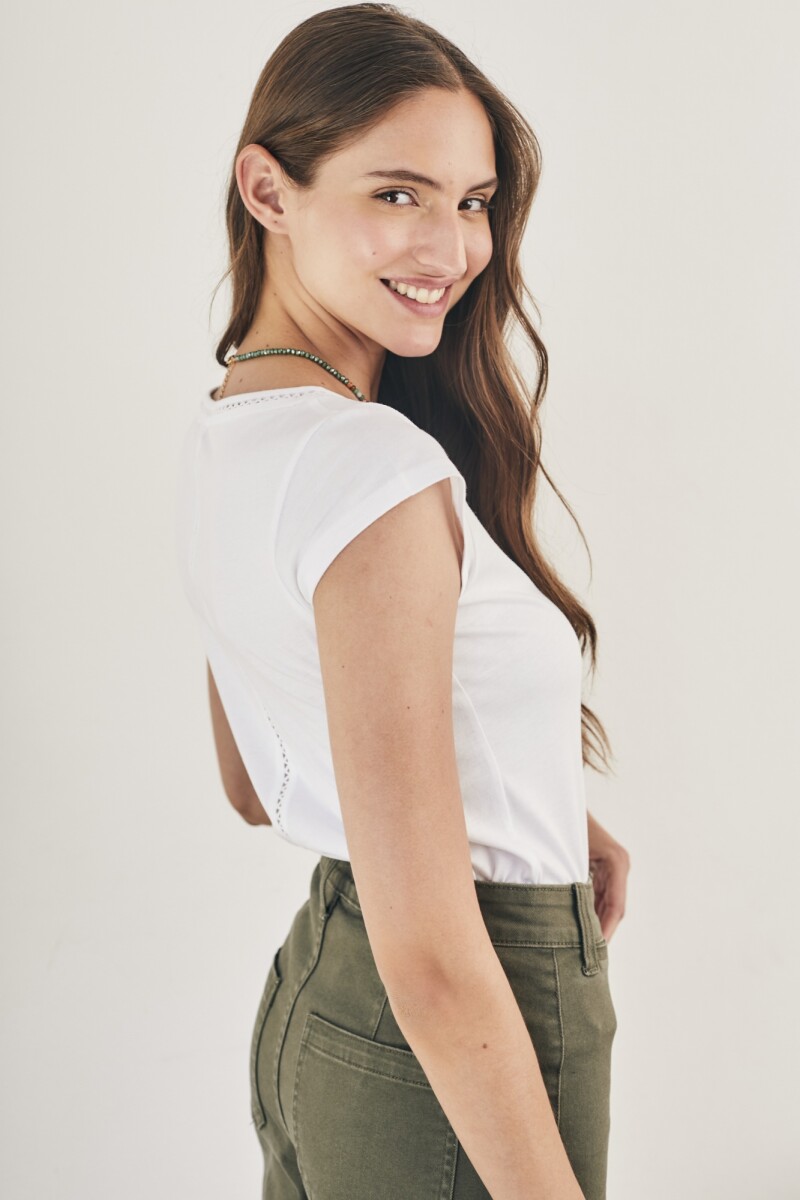 Remera Algodón Blanco