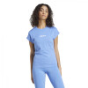 REMERA ADIDAS W LIN SJ T Mujer JY4891 Celeste-blanco