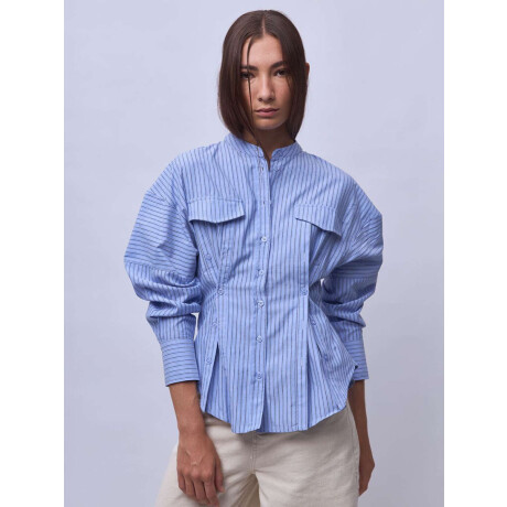 Camisa Gal Light Blue