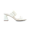 Sandalias Beira Rio tira ancha c/hebilla de Mujer - 8471.101-9569 Crema-oro