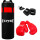 Kit Boxeo Bolsa Completa + Guantes + Bucal + Vendas Bolsa Negra Adultos