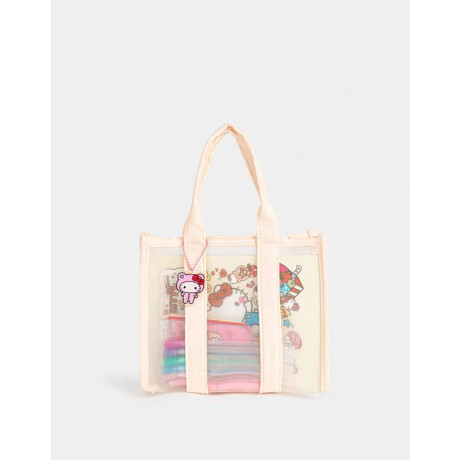 Set De Librería Hello Kitty Kawaii Blanco Crudo