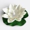 Flor De Loto Con Luz Decorativa Blanco