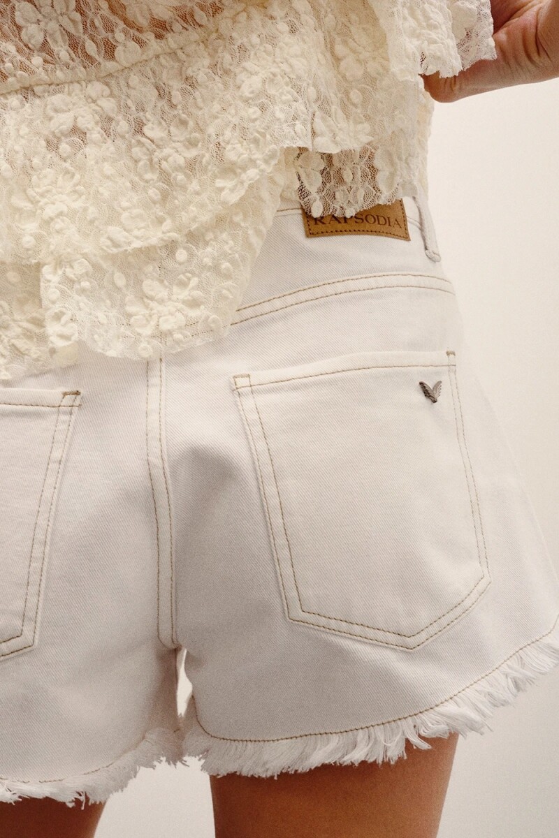 SHORT SUMMER SAND WHITE Blanco