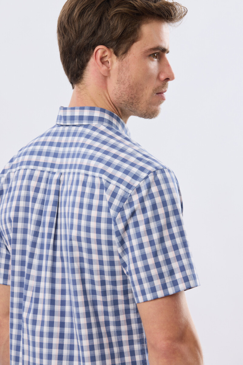 CAMISA CUADROS - Azul 