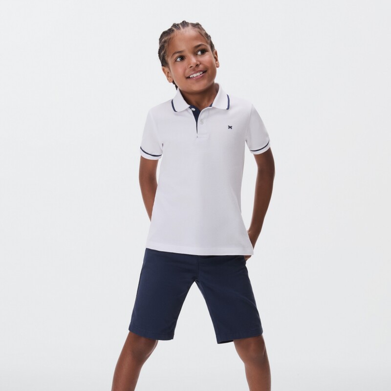 CAMISA POLO MM MASC OFF WHITE
