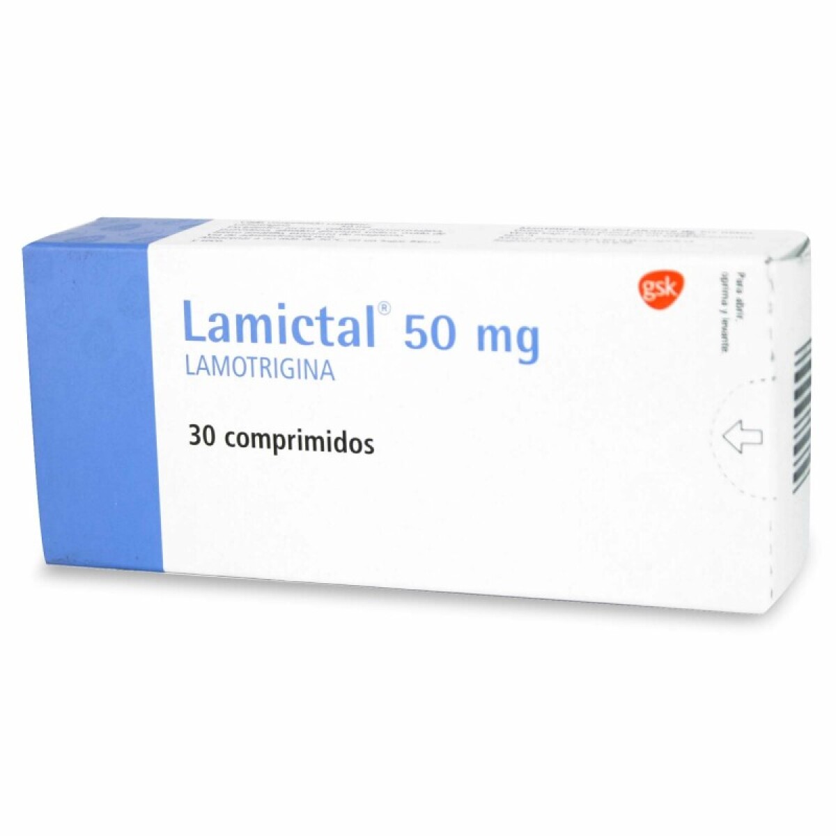 Lamictal 50 mg 30 comprimidos. 