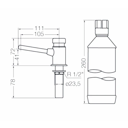 Dosificador De Jabon Fv 000