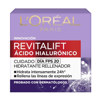 Crema De Día L'oreal Paris Revitalift ácido Hialurónico 50 Ml. Crema De Día L'oreal Paris Revitalift ácido Hialurónico 50 Ml.