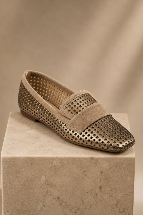 Mocasin niza Champagne