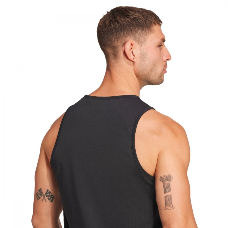 Remera sin mangas All-Gym Category Graphic de Hombre Negro