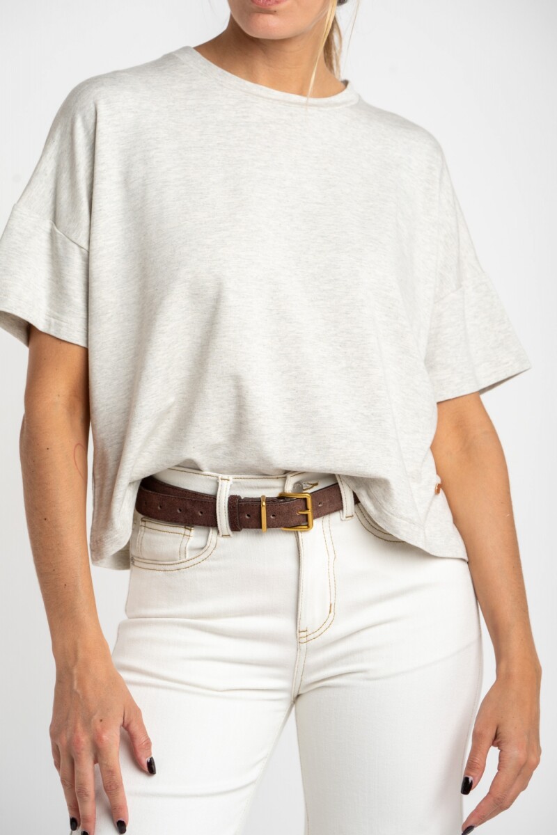 Remera - Gris Melange 