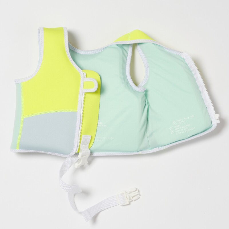 CHALECO Chaleco Salvavidas Niños Talle 1-2 Años Neon Yellow Sunnylife
