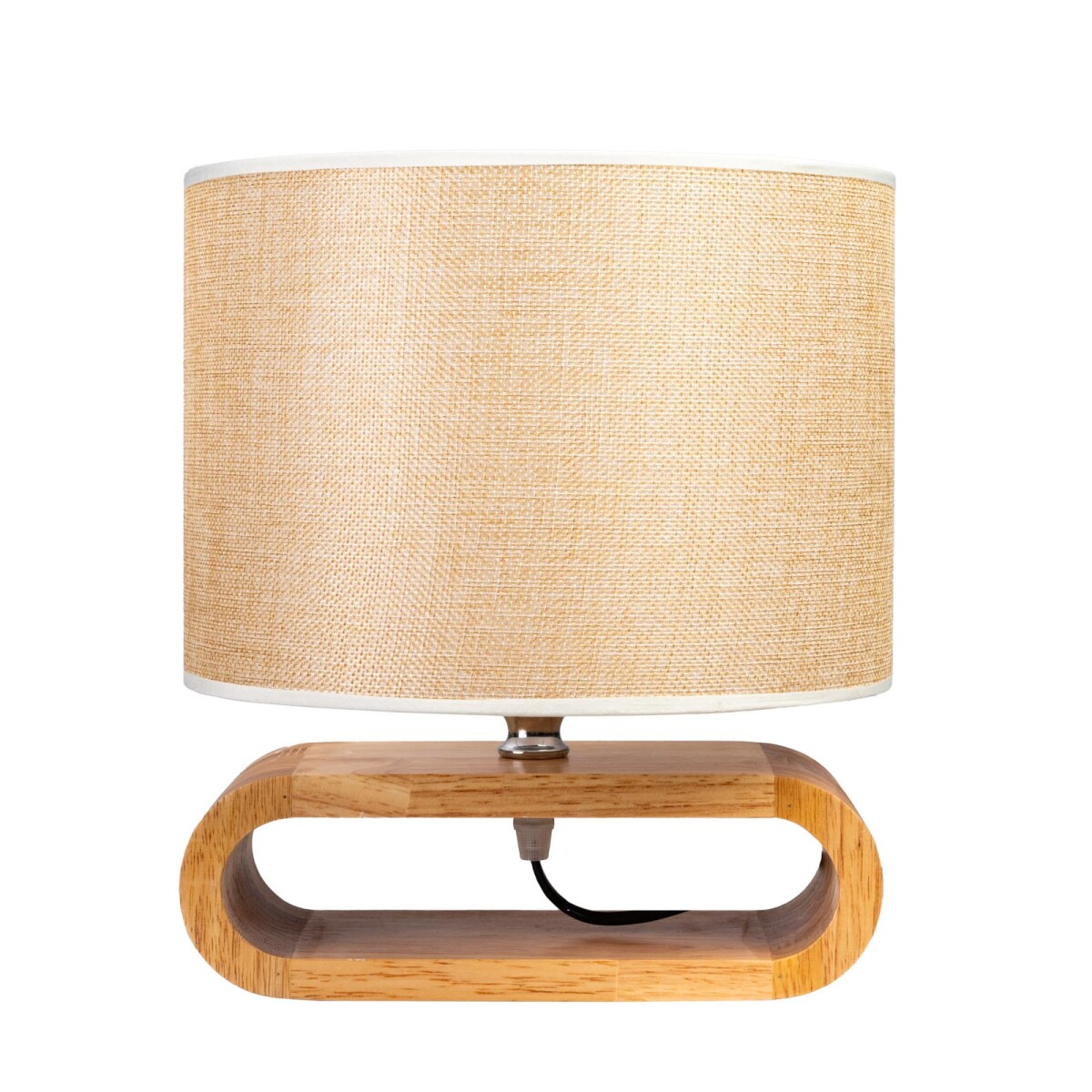 LÁMPARA - DE MESA A410 NATURAL/BEIGE MADERA Y POLIESTER A410 