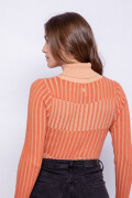 POLERA ARIANA Coral Oscuro