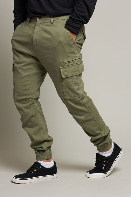 PANTALON CARGO ARENE DIXIE Militar