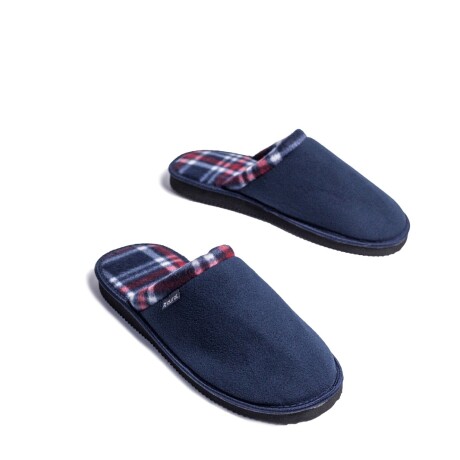 Pantufla azul cuadrille Pantufla azul cuadrille