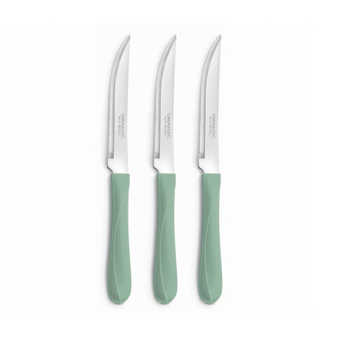 Set X3 Cuchillos Trend de Simonaggio VERDE