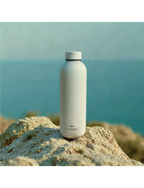 BOTELLA TERMICA DOBLE PARED 500ML CREMA MOBBY BOTELLA TERMICA DOBLE PARED 500ML CREMA MOBBY