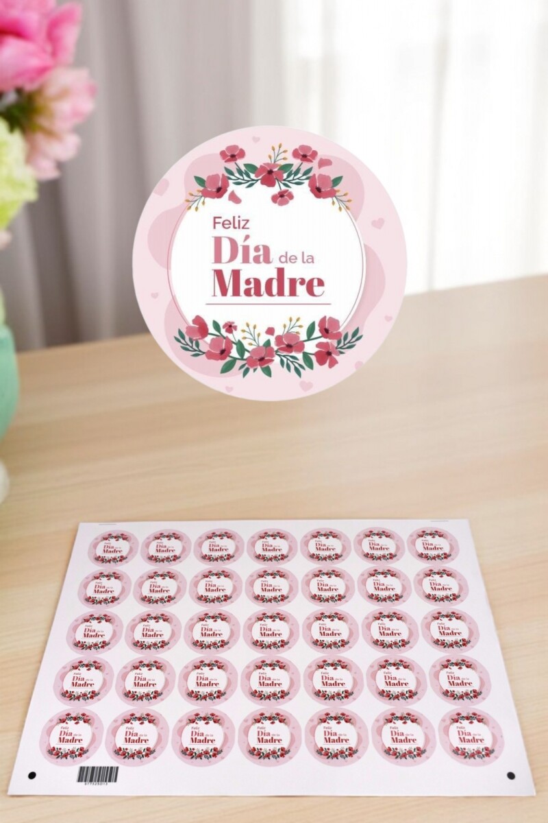 Stickers día de la madre plancha - DISEÑO 6 